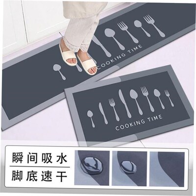 Long Kitchen Mat Bath Carpet Floor Mat Doormat Absorbent Rug