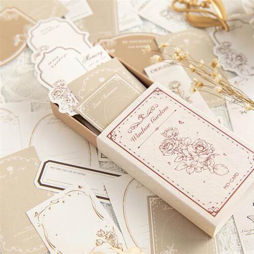 Yoofun 30pcs/box Vintage Label Stickers Retro Diary Scrapboo