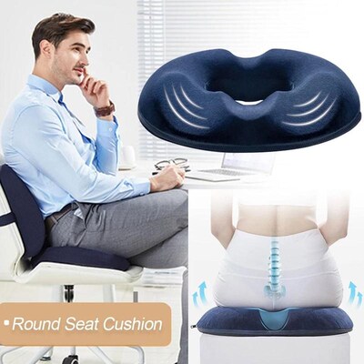 Donut Pillow Hemorrhoid Seat Cushion Coccyx Orthopedic Massa
