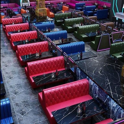 复古工业风酒吧沙发桌椅音乐小清吧酒馆咖啡厅奶茶店卡座定制