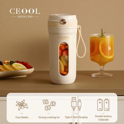 Mini Portable Blender Electric Fruit Juicer Mixers Extractor