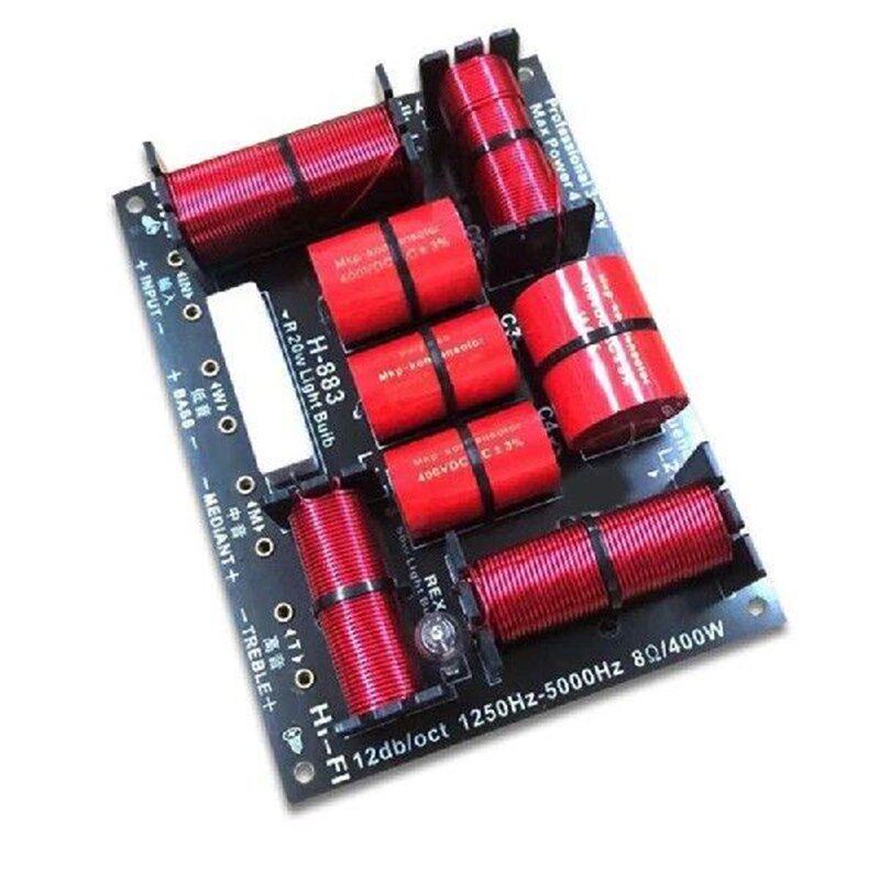 3 Way Loudspeaker Filter,400W 1250HZ-5000Hz Optimized - 实物图