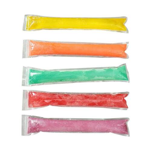 Disposable Ice Pop Bags, Home-made Ice Cream Self-sealing Ba