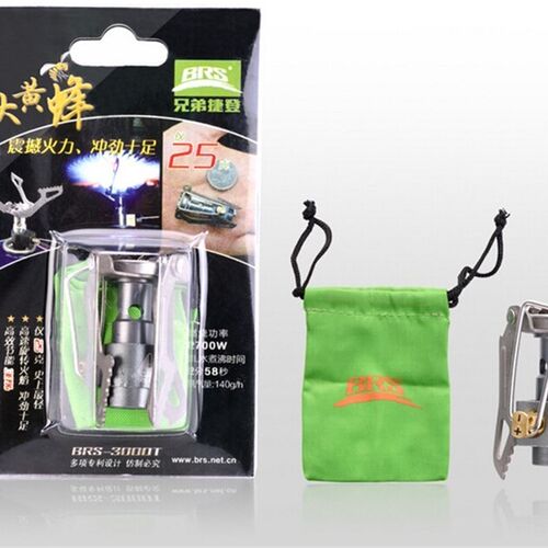 BRS-3000T Ultra-light Titanium Alloy Camping Stove Gas Stove