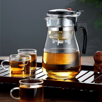 Tea Pots Heat Resistant Glass Tea Pot Tea Infuser Chinese Ku