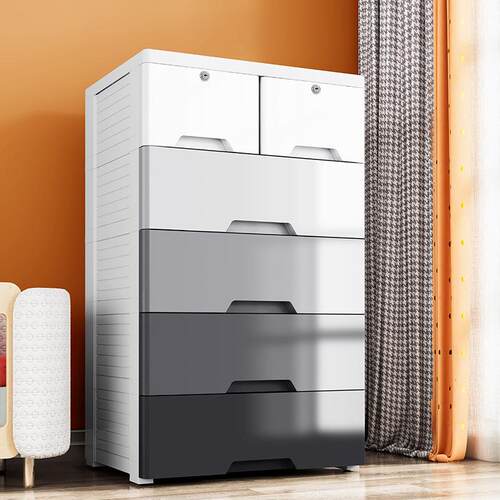 48-58 Wide Drawer Storage Cabinet Gradient Color Storage Cab