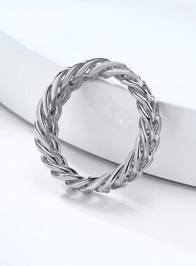 Mens Miami Cuban Chain Ring ,6MM Stainless Steel Curb Link B