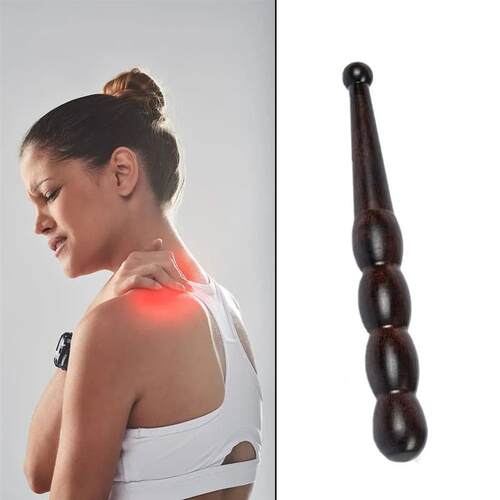 1pc Long Wood Spa Muscle Roller Stick Cellulite Blaster Deep