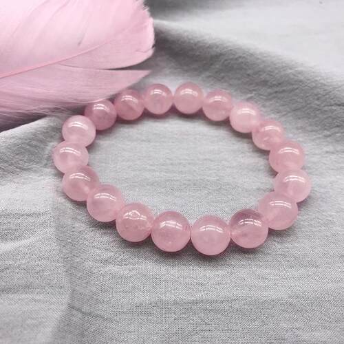 Wholesale Pink Rose Powder crystal Quartz Natural Stone Srec