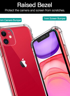 Clear Case Cover Transparent for Iphone 15 14 13 12 11 Pro M