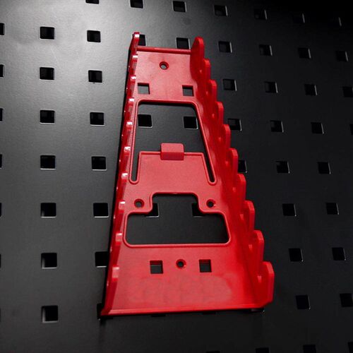Red Wrench Spanner Tool Organizer Sorter Holder Wall Mounted
