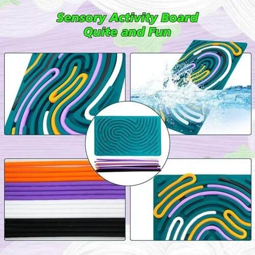 Sensory Activity Board for Kid Busy Board Motor Skills Monte