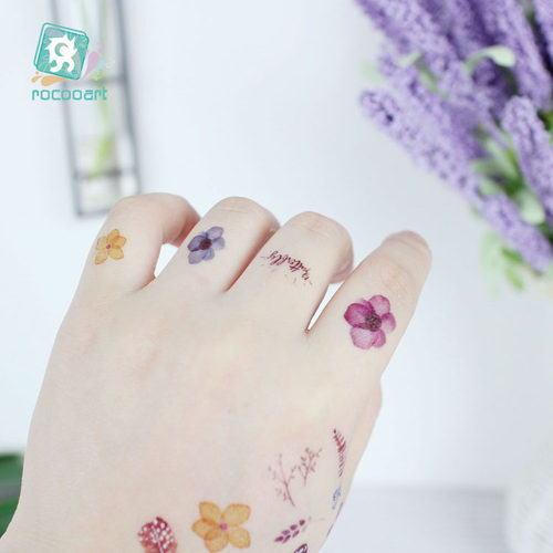 Rocooart Butterfly Tattoo Sticker For Children Birthday Gift