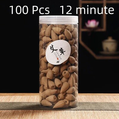 100 Pcs Backflow Incense Cones Flavor Natural Cone Incense F
