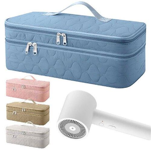 Double-Layer Travel Carrying Case Portable Storage Bag Hair