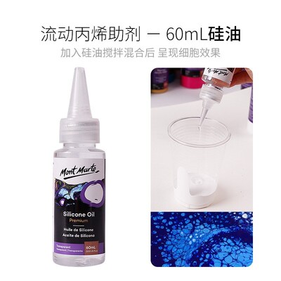 pouring medium silicone oil gold iridesent bear paint 流体画
