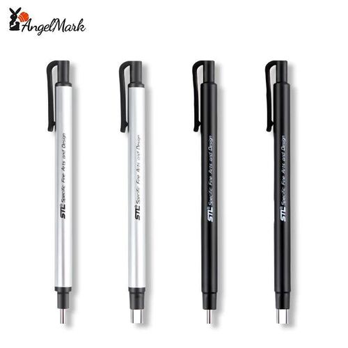 AngelMark Eraser Mechanical Rubber Refillable Pen Press Type
