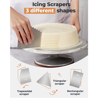 Aluminium Cake Turntable Set Baking Tools Cake Decorating