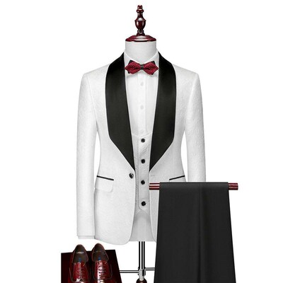 -Autumn mens mens suits African Daxiji suit three-piece su