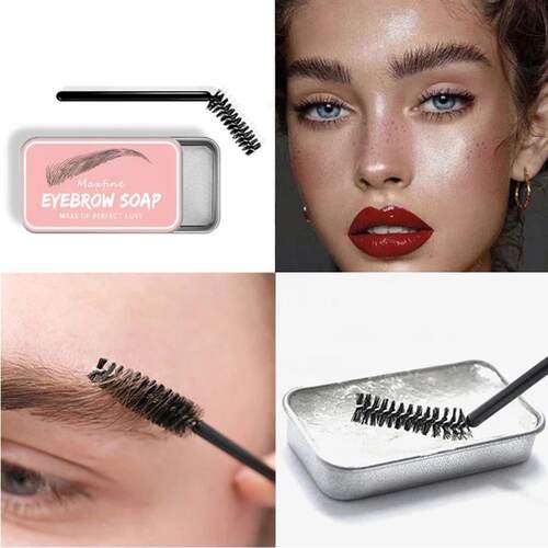 Eyebrow Styling Gel Molding Wax Waterproof Transparent Refre
