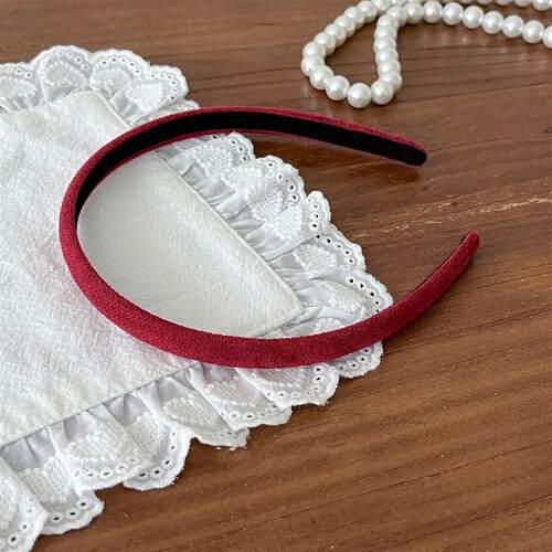 2026 Suede Fine Hairbands Headband Women Girls Wash Face Scr