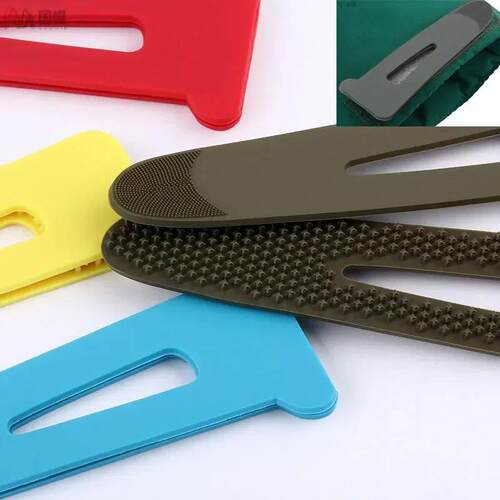 2Pcs PVC Sleeve Loop Clothes Cuff Loop Hook Surface Burr Loo