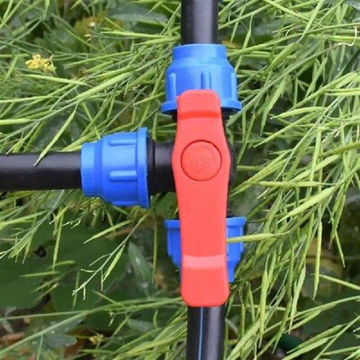 20/25/32/40/50mm PE Pipe Faucet Diverter Plastic Irrigation