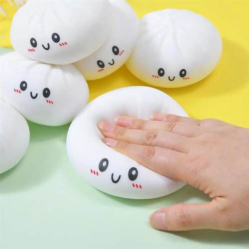 Colorful Dumpling Squishes Stress Balls Fidget Sensory Toys
