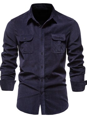 Cotton Mens Shirt Business Casual Fashion Spring Shirts Top