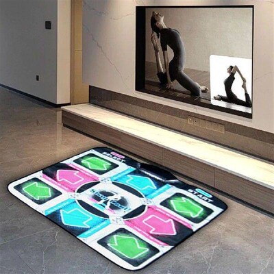 USB Wired Dance Mat Non-Slip Music Dance Game Mat with LED