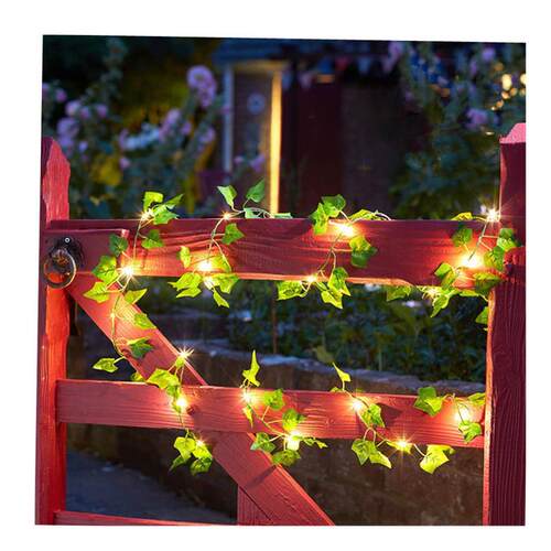 Flower Green Leaf String Lights Artificial Vine Fairy Lights
