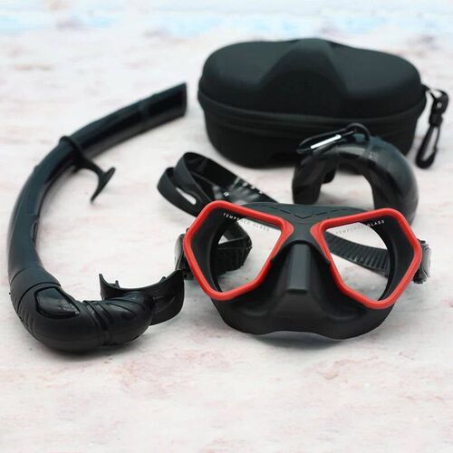 JUNHAIINS  New Low Volume Diving Mask freediving mask temper