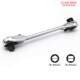 Socket 4inch Rod Wrench Ratchet Quick Ended Double Mini