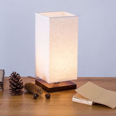 wooden room light lamp usb table led decorative lighting