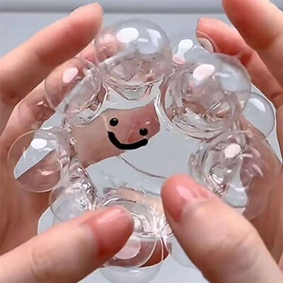2pcs Taba Squishy Acne TPR Crystal Ball Solid Sphere Water B