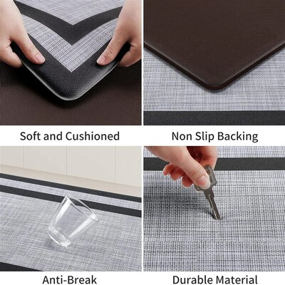 Kitchen Mats Cushioned Rugs Standing Desk Waterproof Mats