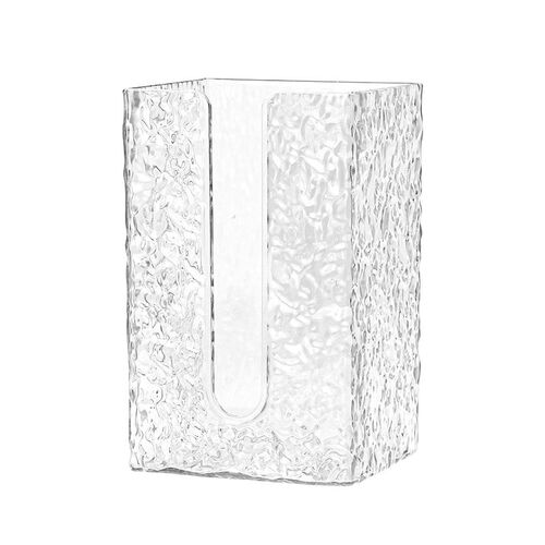 Glacial Texture Facial Tissue Box Wallmounted Home Organizer