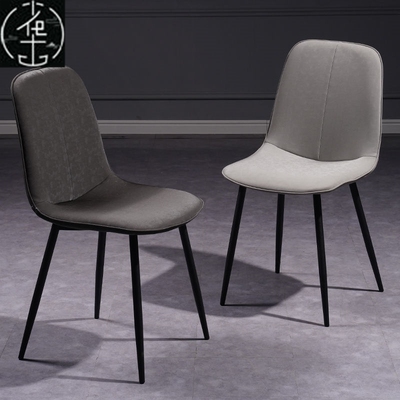 Nordic restaurant Dining chair backrest makeup soft stool