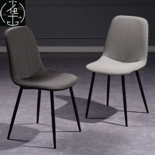 Nordic restaurant Dining chair backrest makeup soft stool