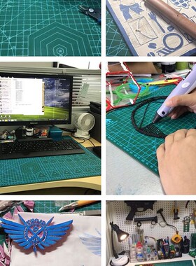 Large Leather PP Craft Board Cutting Mat Pad Office