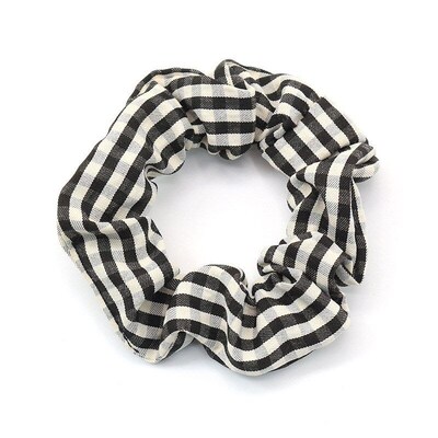 Cute Striped and Checkered Hair Ropes Fashionable Ins Univer
