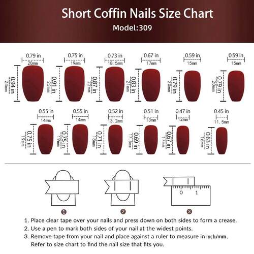 24 Pcs Glossy Short Ballerina Press On Nails Pink Gradient F