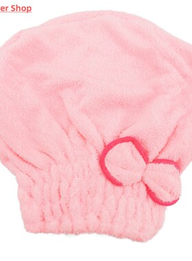 Microfibre Quick Hair Drying Bath Spa Bowknot Wrap Towel Hat