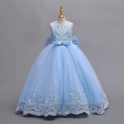 In Stock Childrens Dress Lace Wedding Dress Princess Dress