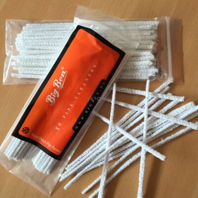 50pcs/Pack  For Smoking Tobacco Pipe Cleaning Rod Tool Conve