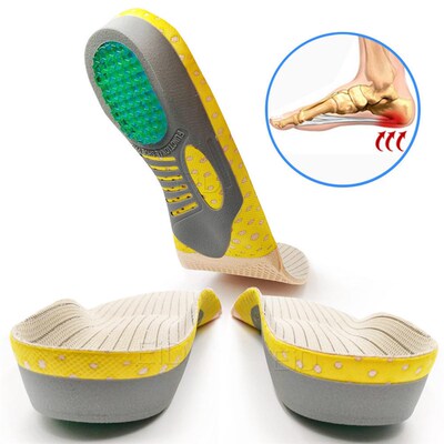 New.Orthopedic Insoles Orthotics Flat Foot Health Sole Pad F