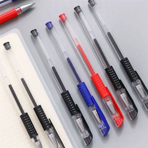 12 Ps/lot 0.5mm Gel Pen Pen Refill Rod Set High Capaity Blue