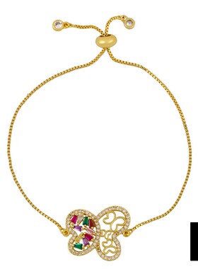brlet small fresh butterfly brlet ins wind crystal brlet fem