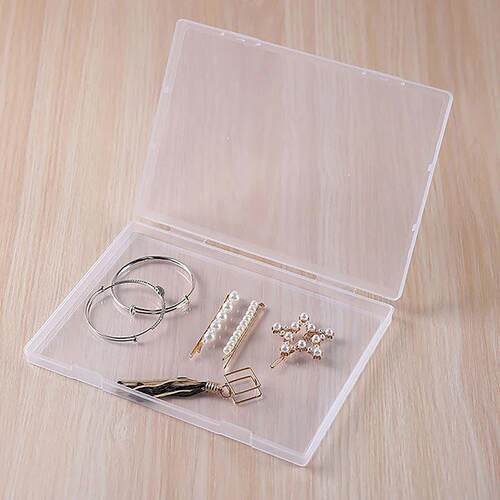 Stationery Stickers Plastic Storage Box Organizer Container