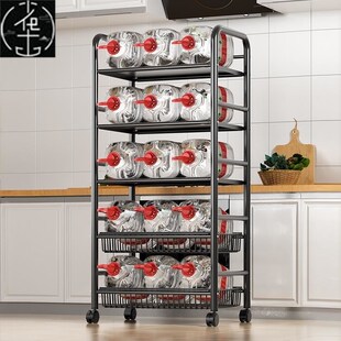 kitchen toilet rack basket storage vegetable Trolley